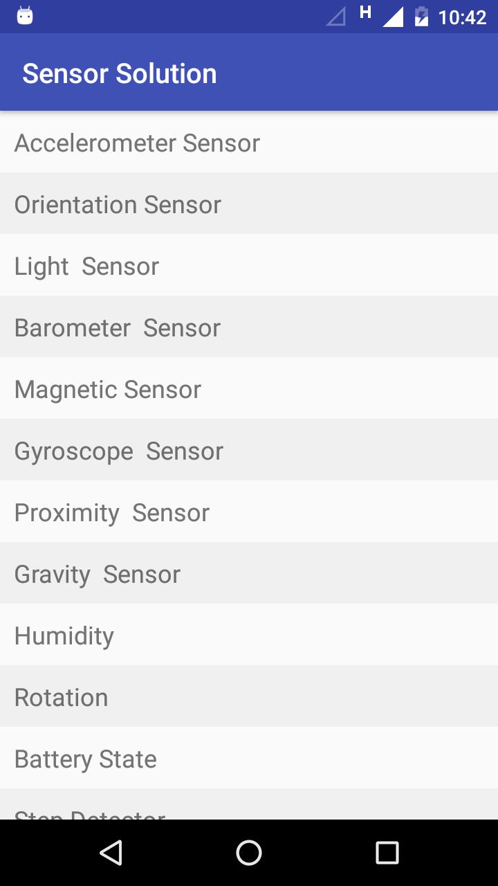 Sensor Solution