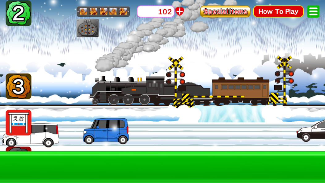 Steam locomotive choo-choo