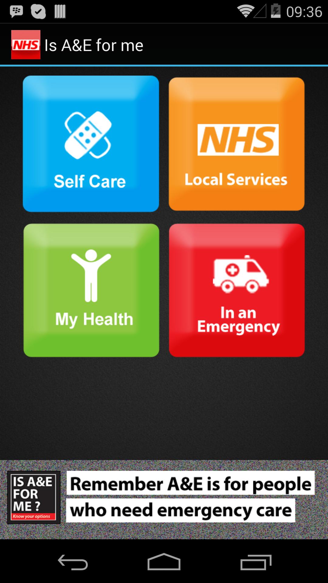 Is A&E For Me?