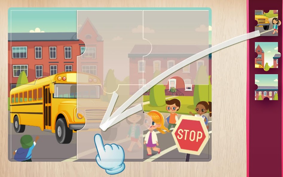 Car game for kids: Kids puzzle