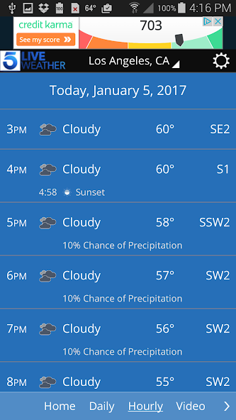 KTLA Los Angeles Weather