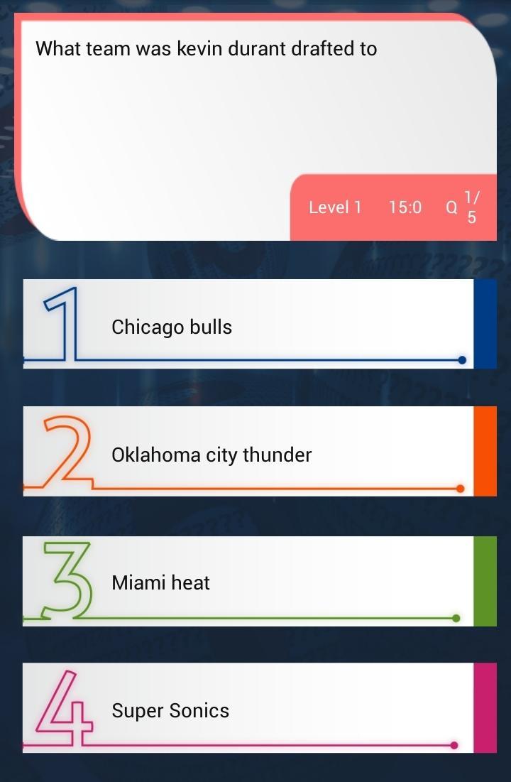 Kevin Durant Quiz