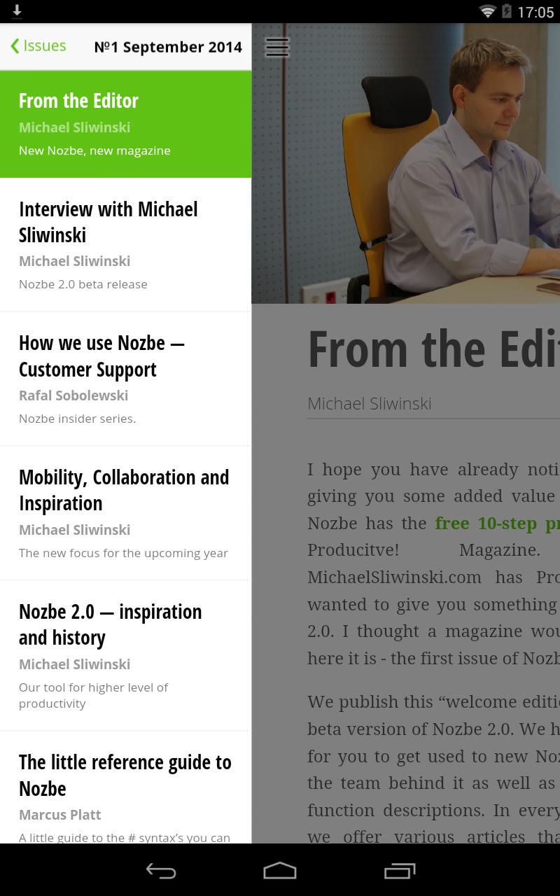 Nozbe Magazine
