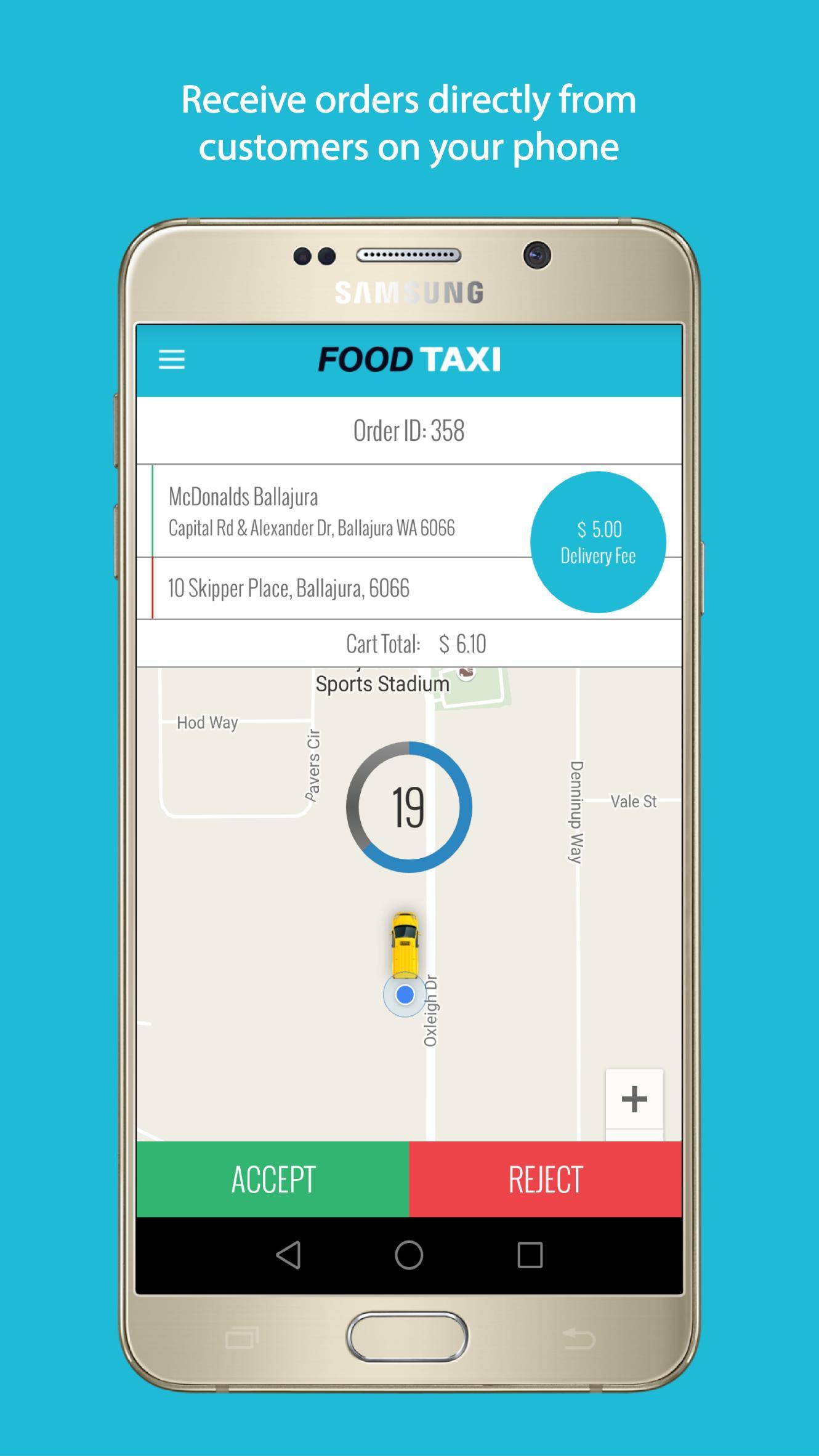Food Taxi Driver