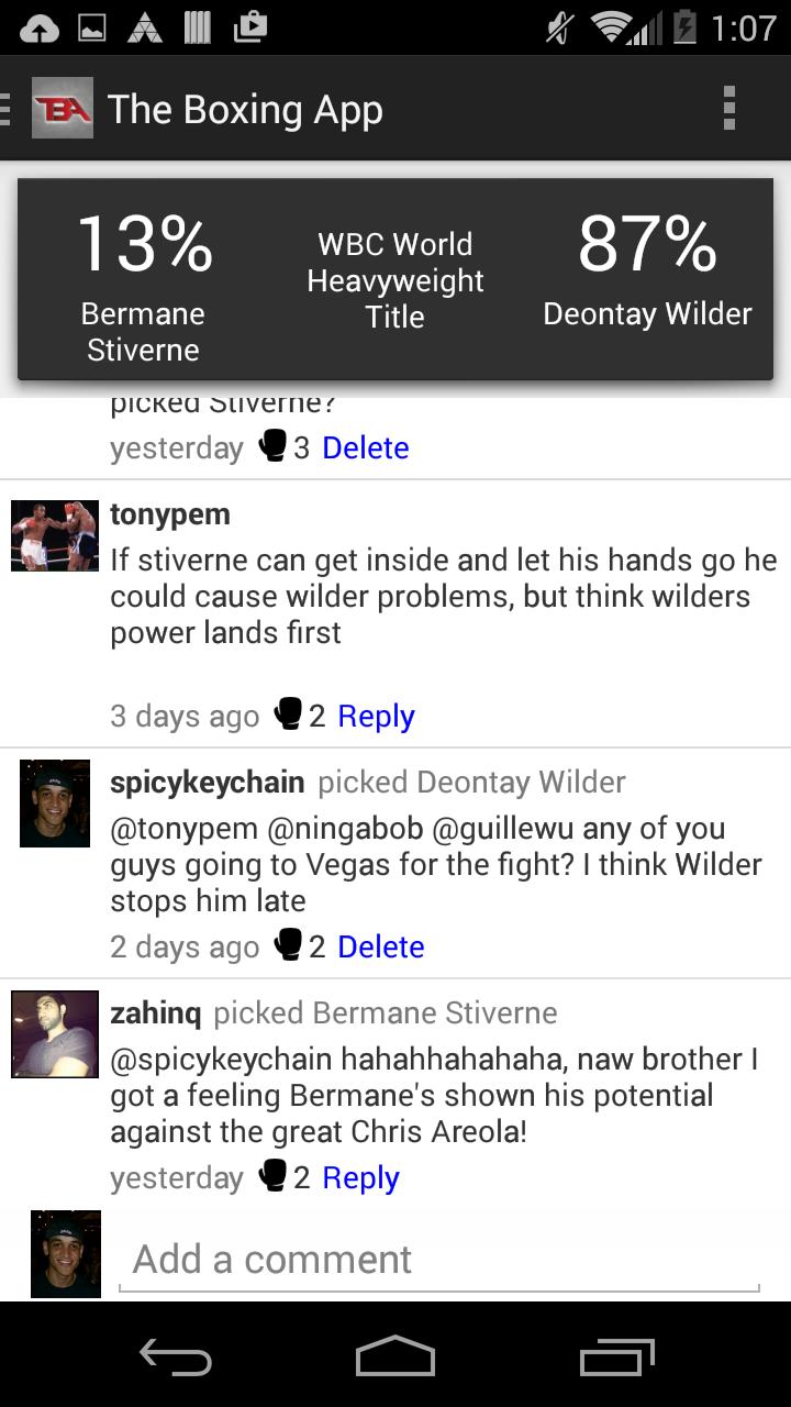 The Boxing App