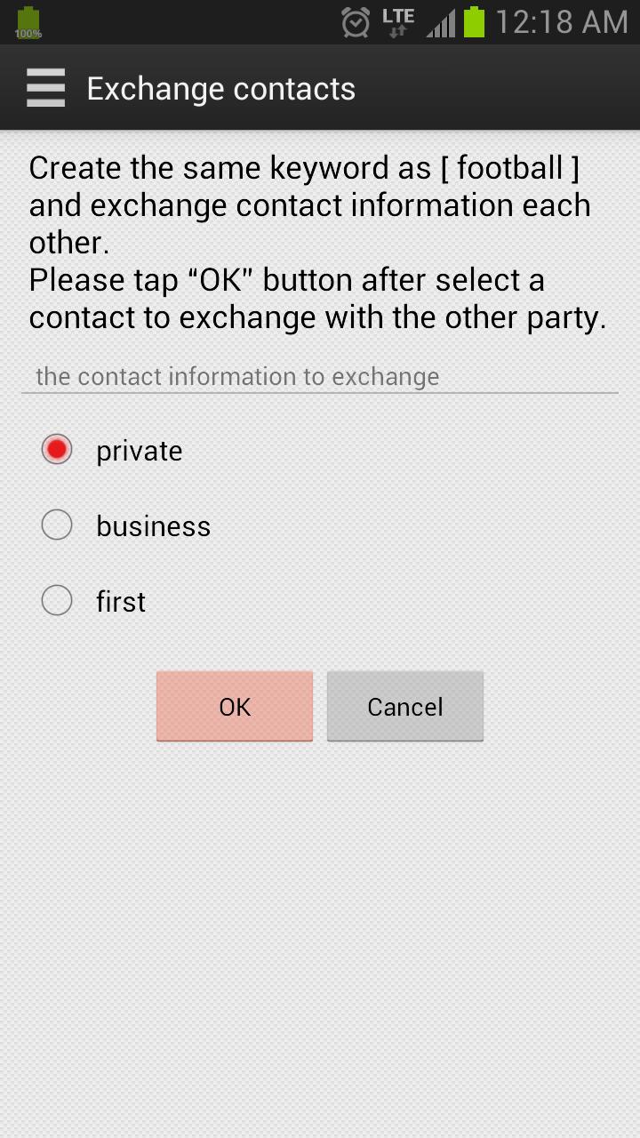 linkle contact exchange