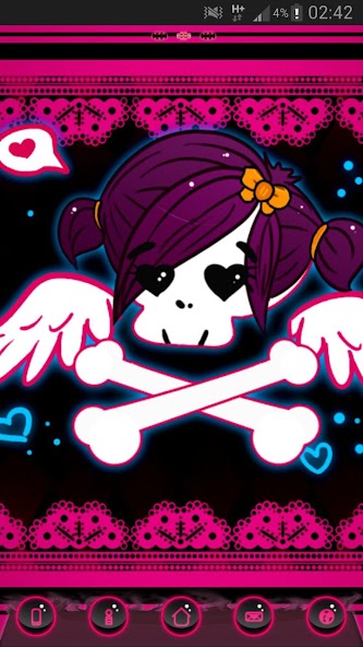 Emo Pink Style GO Launcher EX
