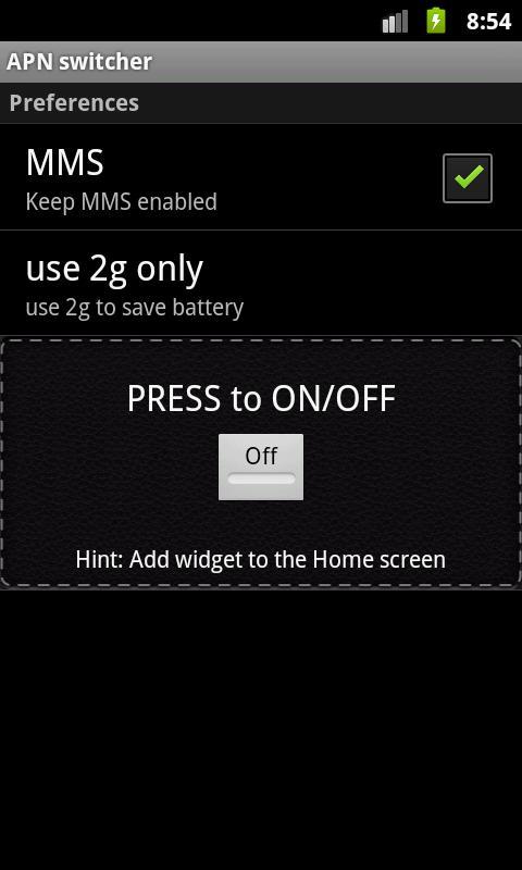 APN switcher