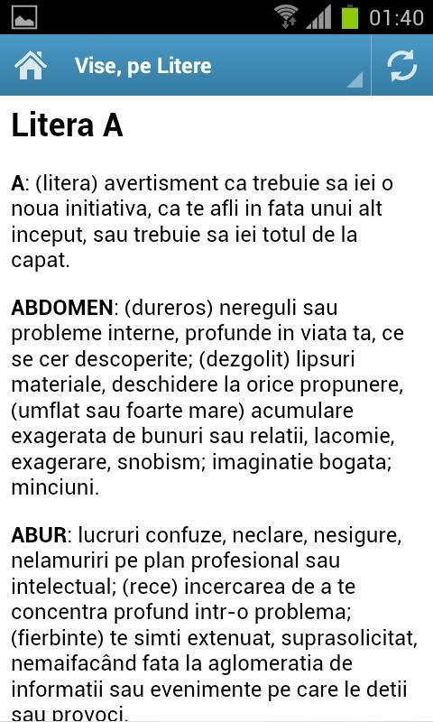 Dictionar de Vise