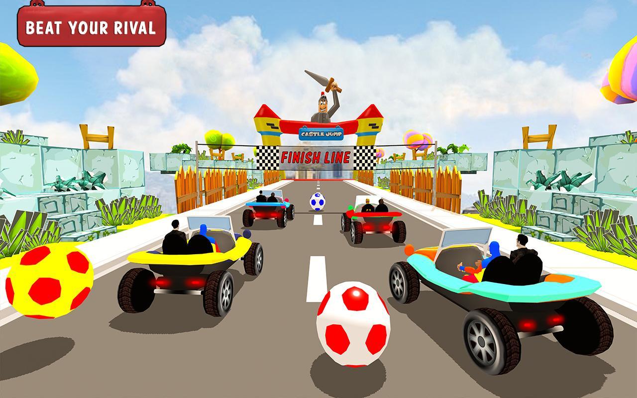 Superhero Buggy Car: Superkids Thrill Rush Racing