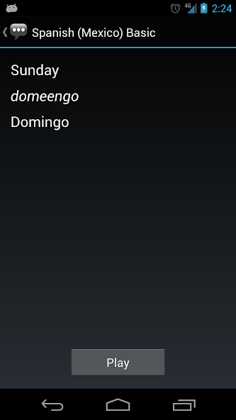 Spanish (Mexico) Basic Phrases