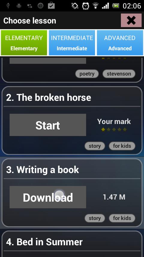 Learning English: Dictation