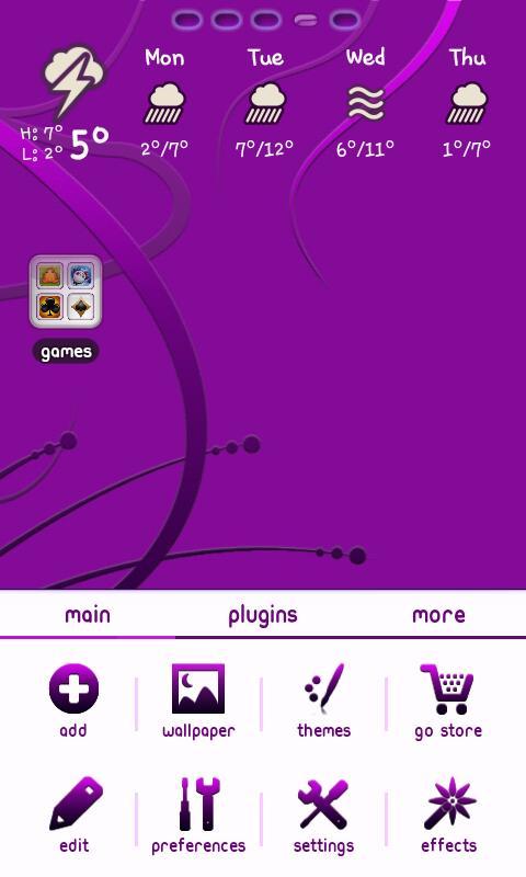 Royal Purple Go Launcher