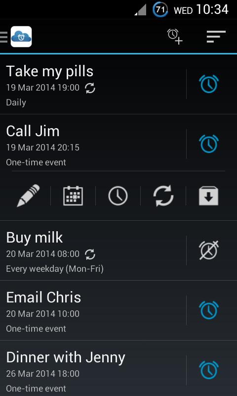 Reminders & Alarms