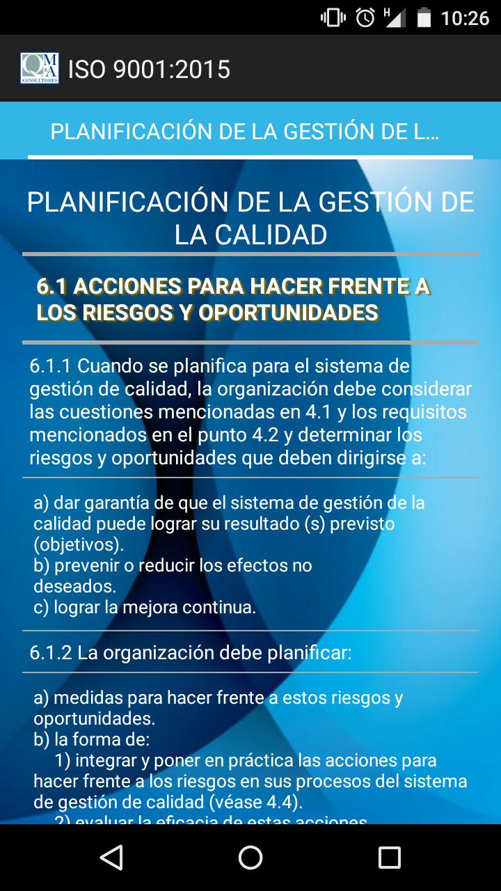 NUEVA ISO 9001:2015