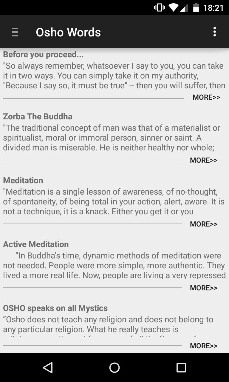 Osho Words