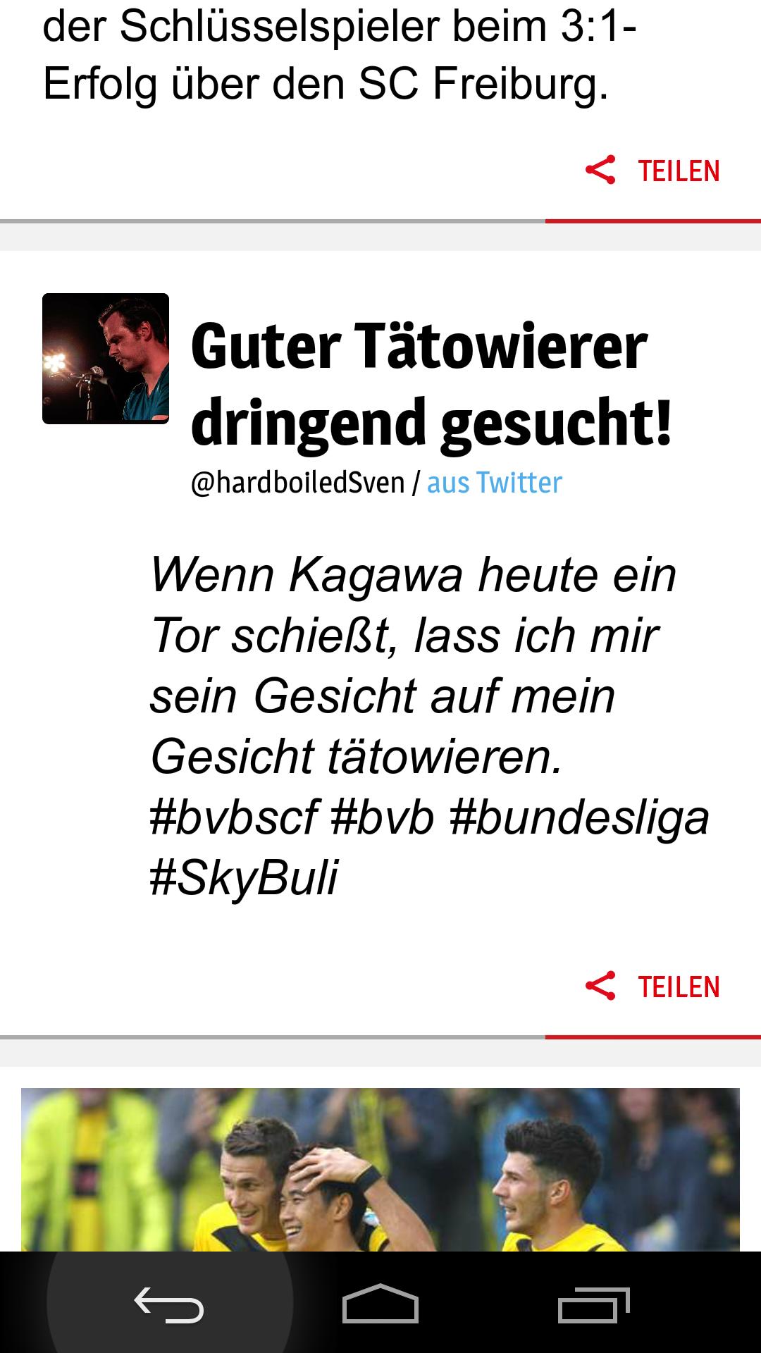 Mit Picke.
