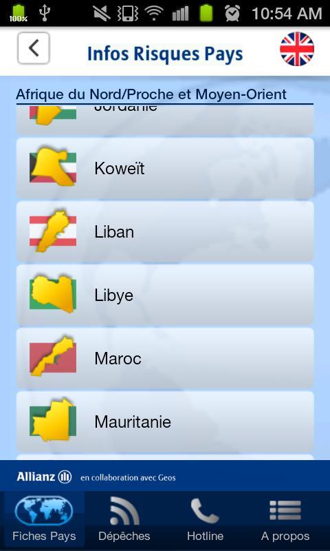 Infos Risques Pays