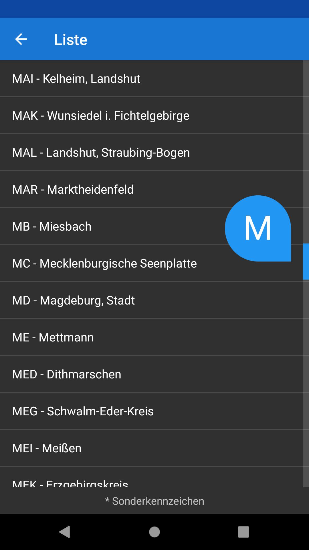 Kennzeichen