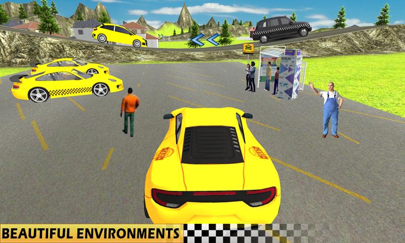 Modern Taxi Driver Hill Station