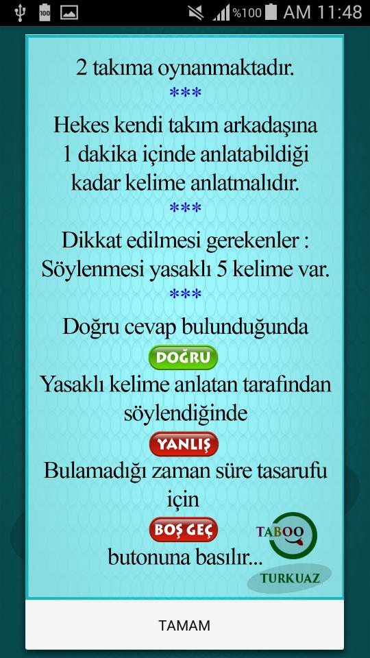 Turkuaz Tabu