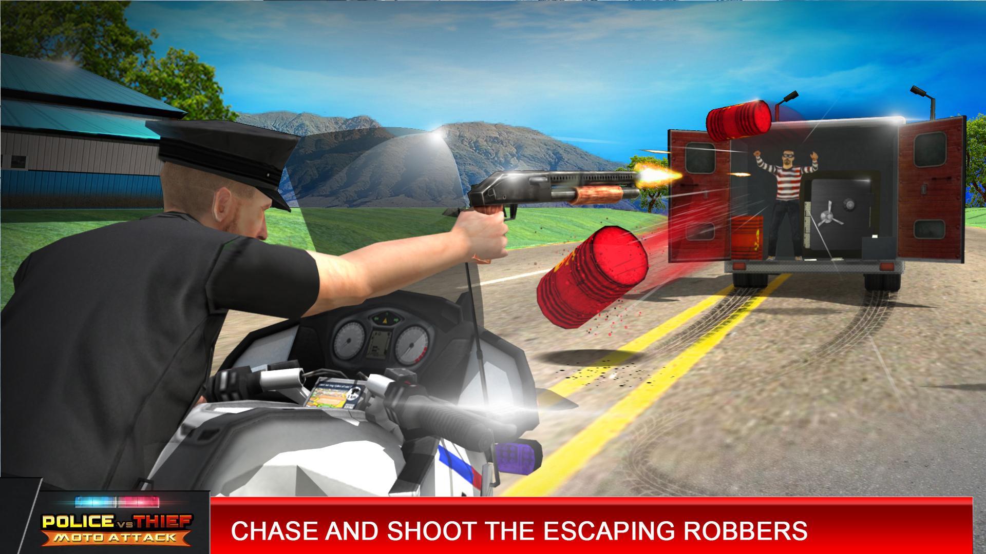 Police vs Thief MotoAttack