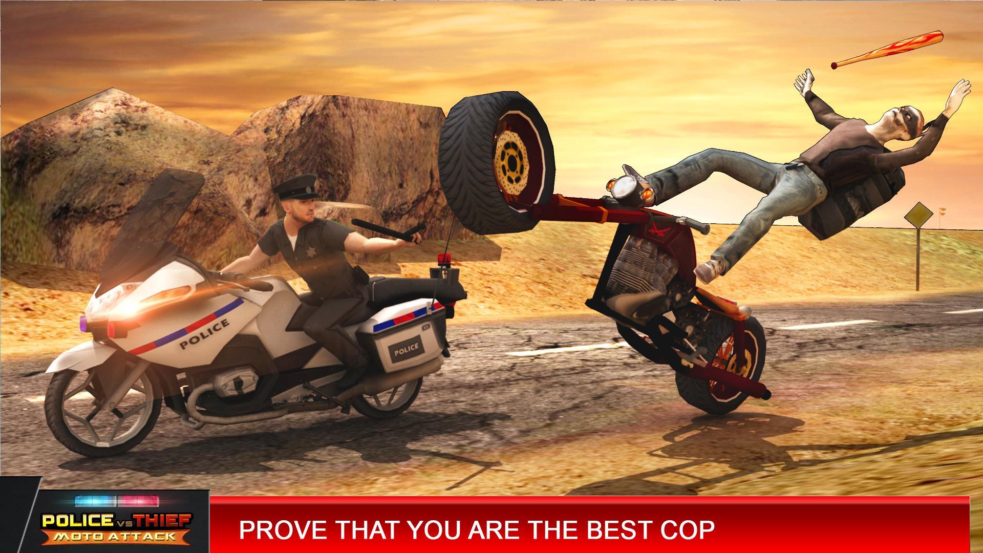 Police vs Thief MotoAttack
