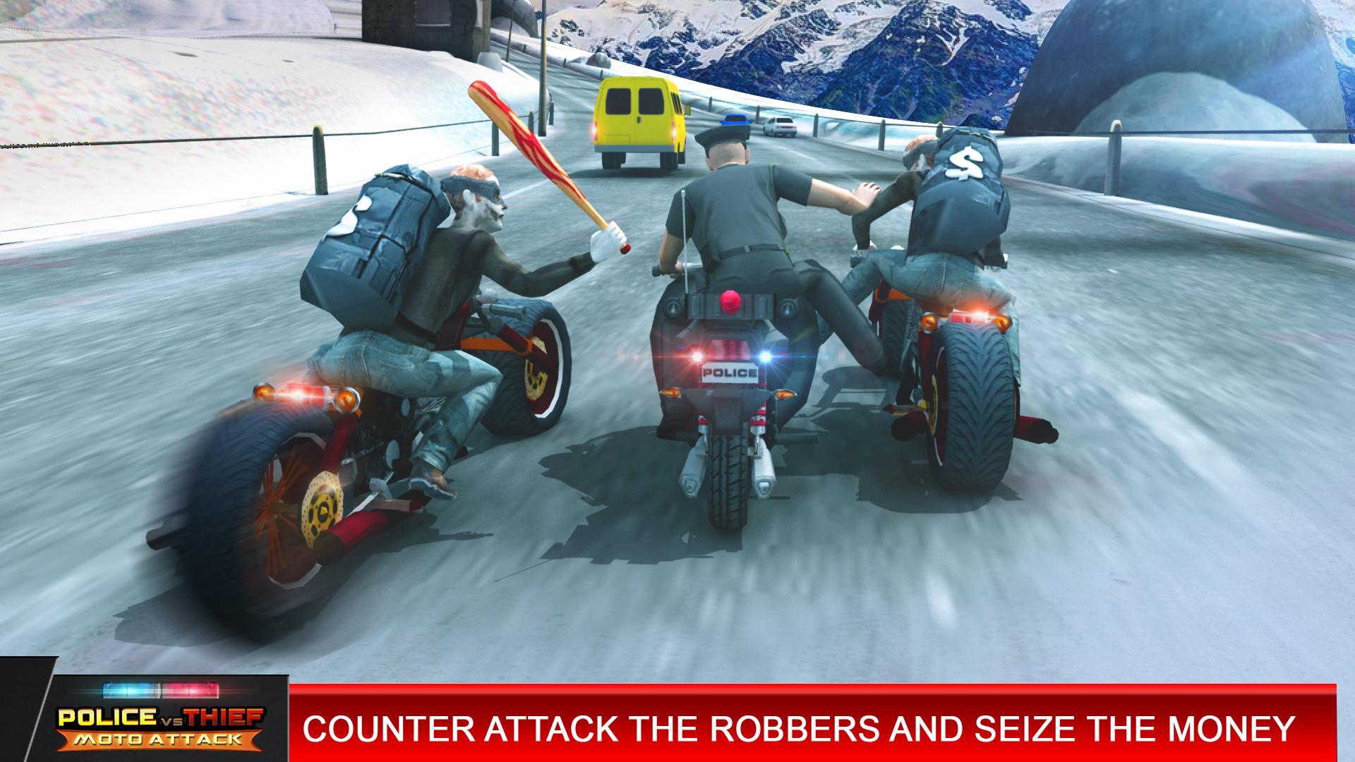 Police vs Thief MotoAttack