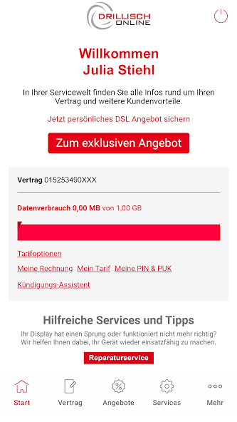 Drillisch Online Servicewelt