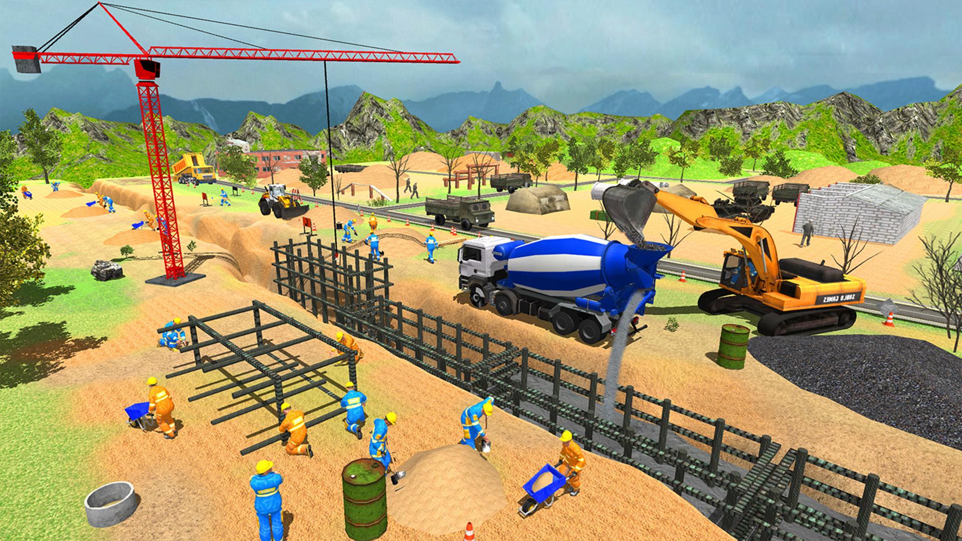 City Border Wall Construction