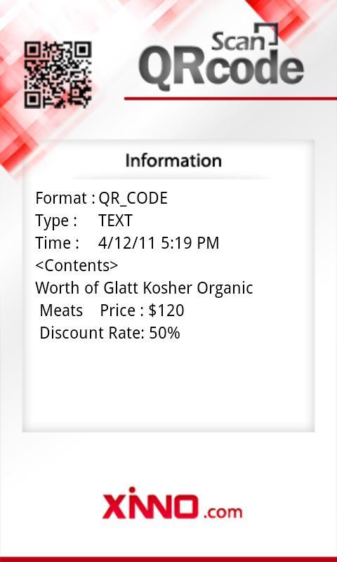EZ coupon - QRcode scanner
