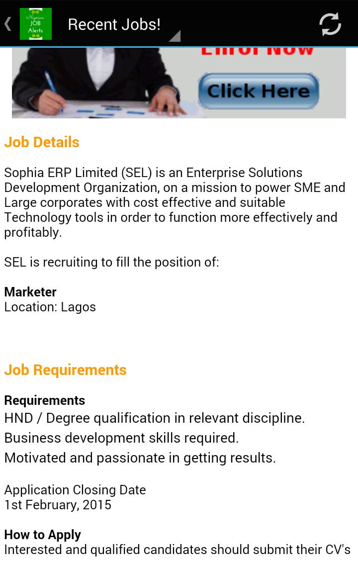 Nigerian Job Alerts