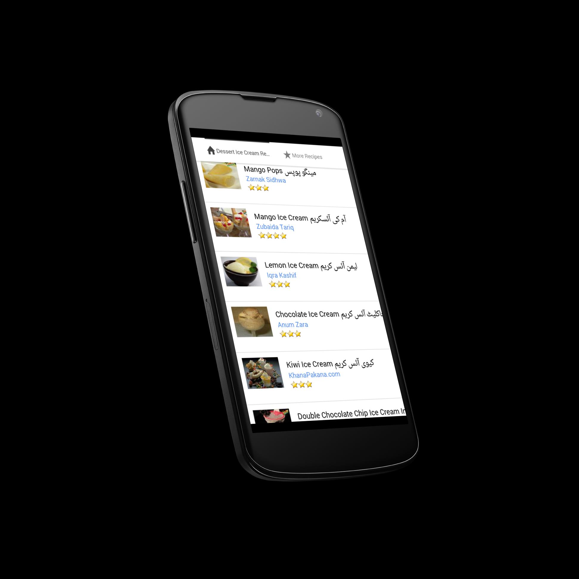 Ice Cream Recipes in Urdu