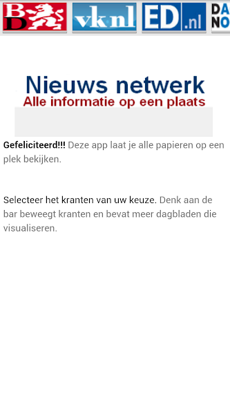 Kranten Nederlands
