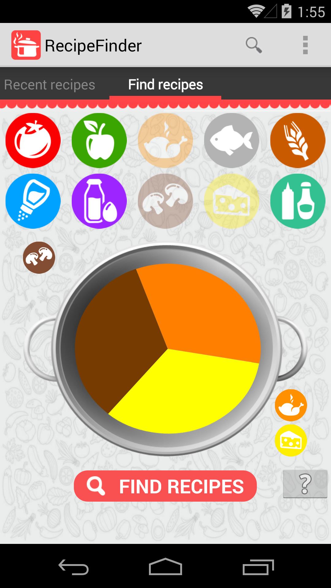 Recipe Finder - recipes search