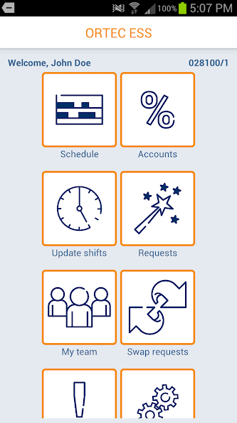 ORTEC Employee Self Service