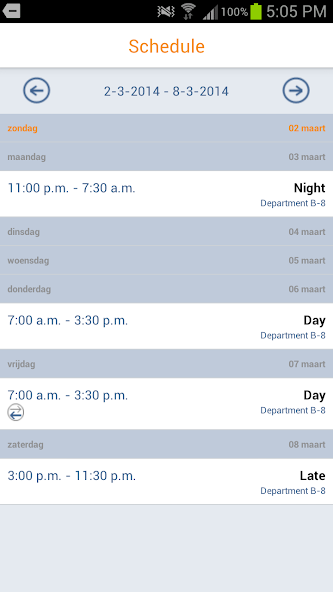 ORTEC Employee Self Service