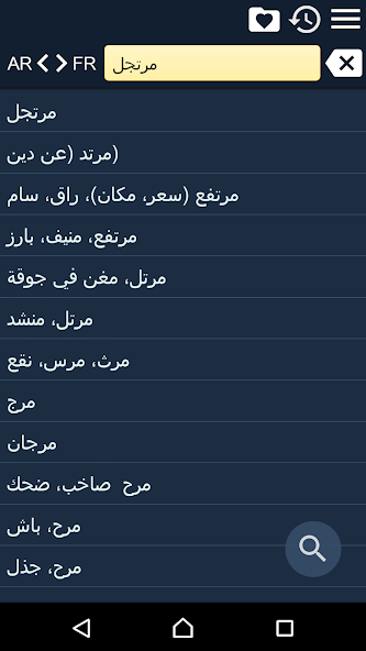Arabic French Dictionary