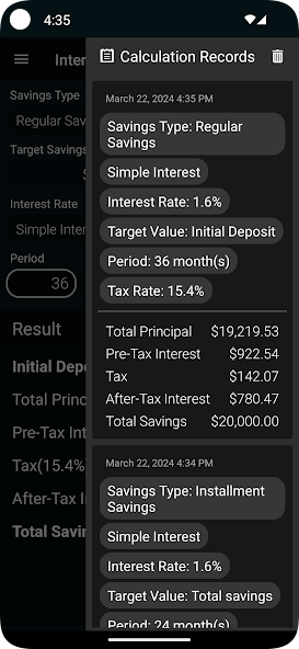 Interest Calculator