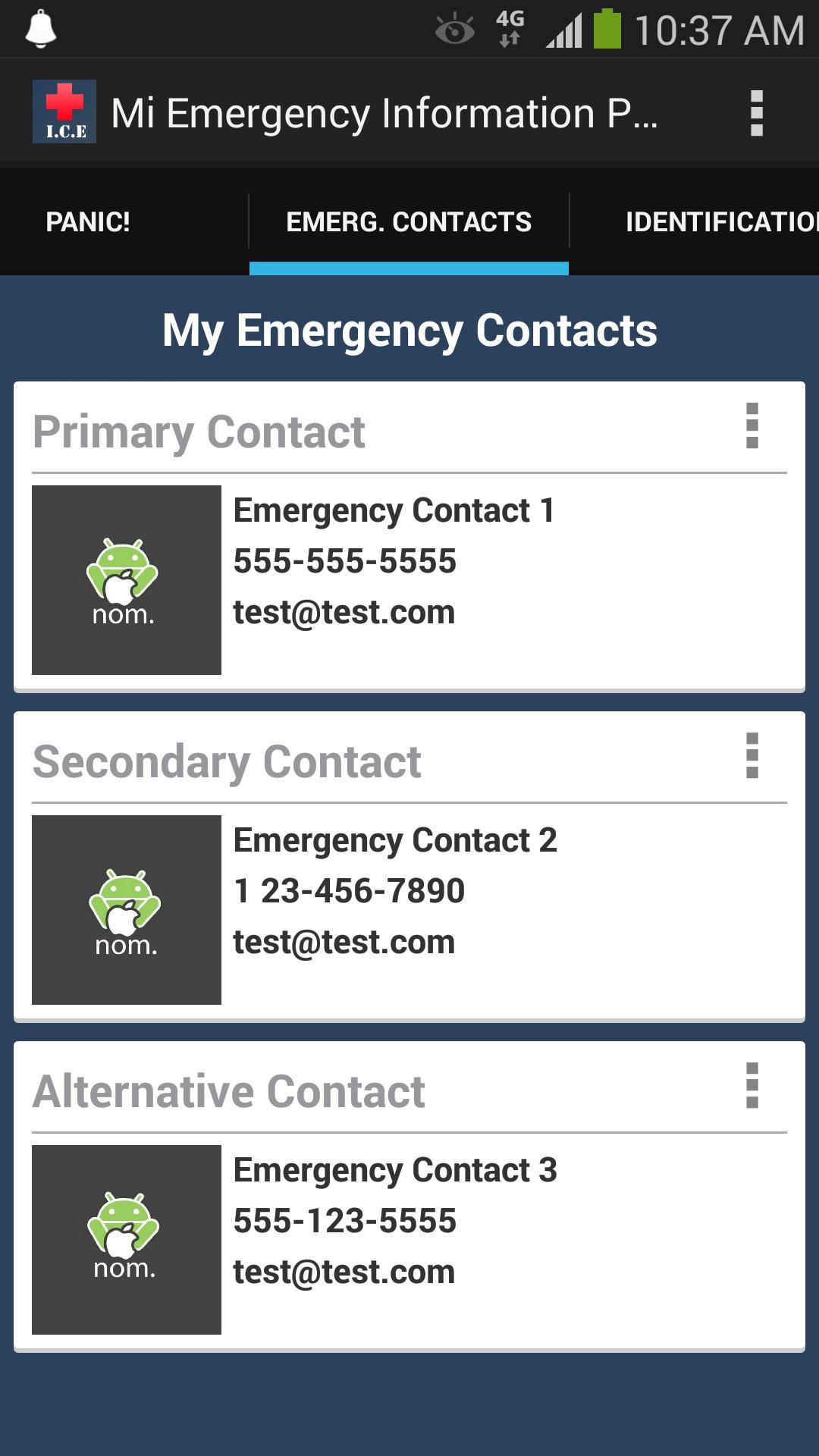 Mi Emergency Information