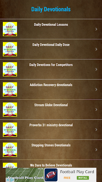 Daily Devotional Collections