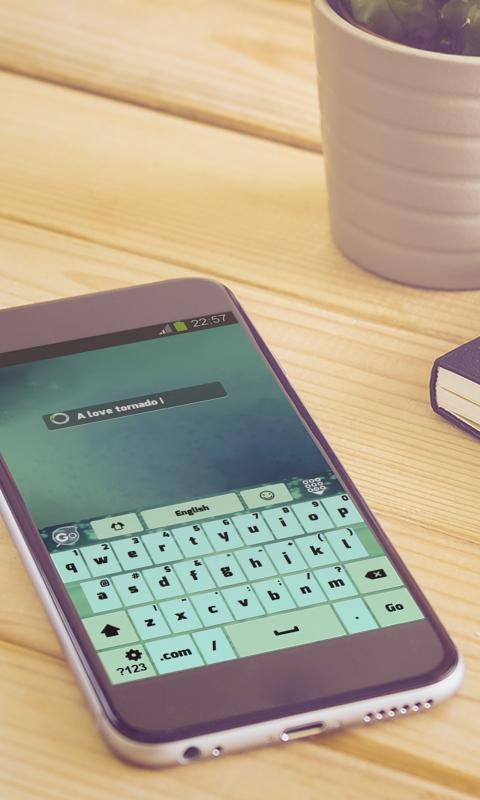 A love tornado Keyboard Art