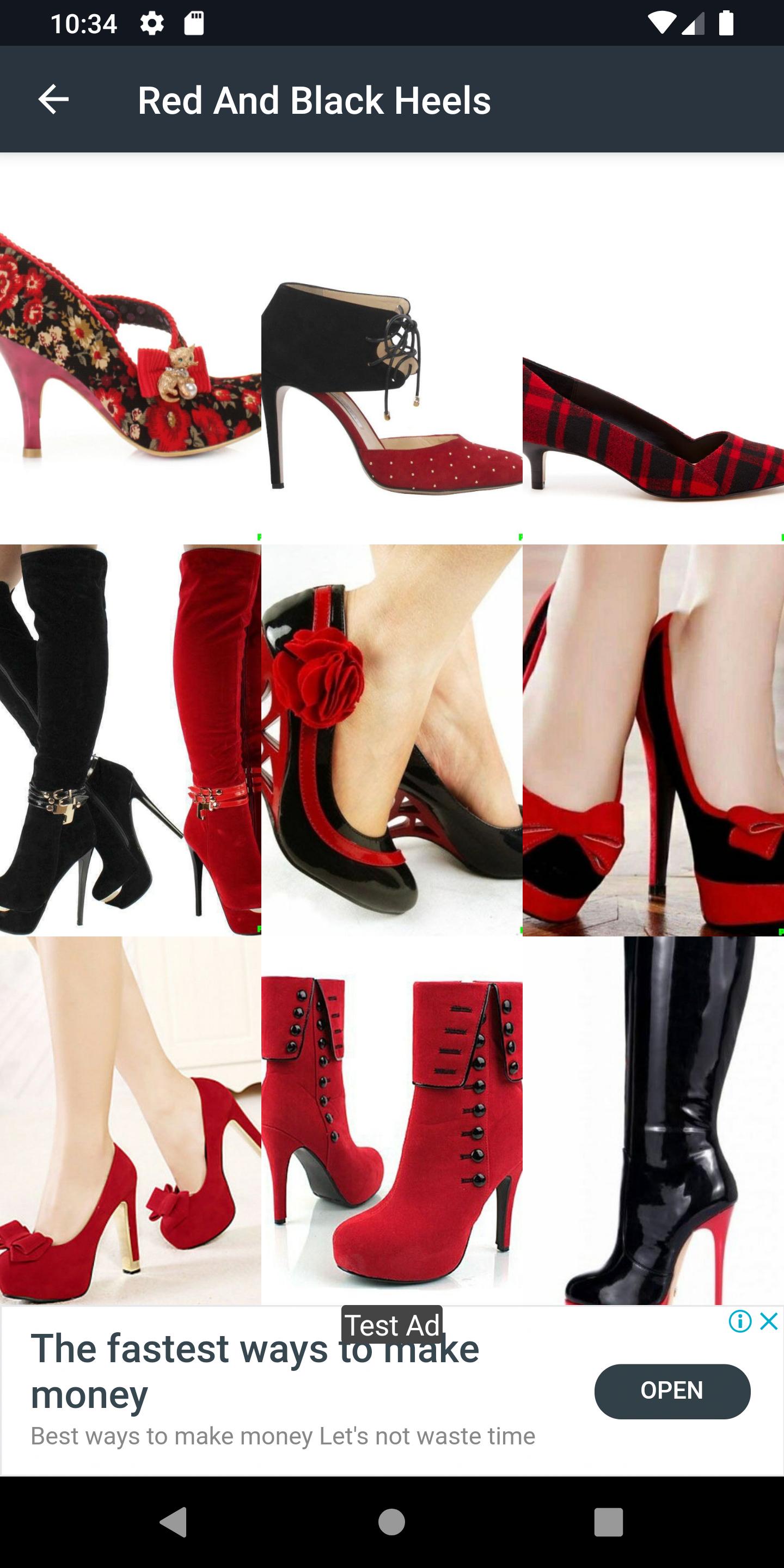 Red And Black Heels