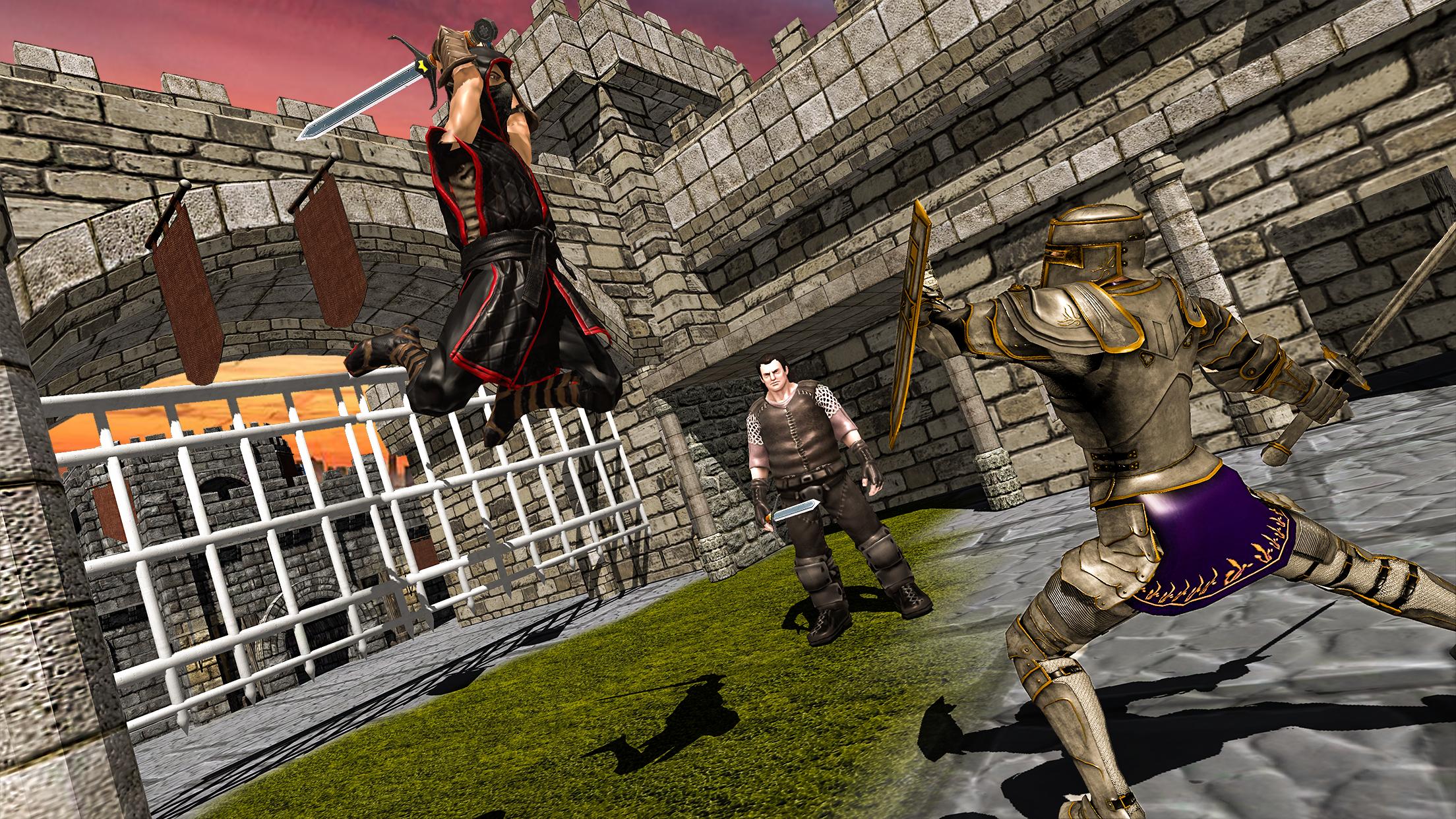 Ninja Superhero Samurai Assassin: Epic Battle Fire