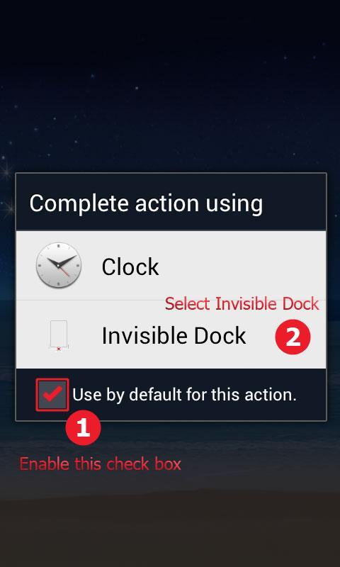 Invisible Dock