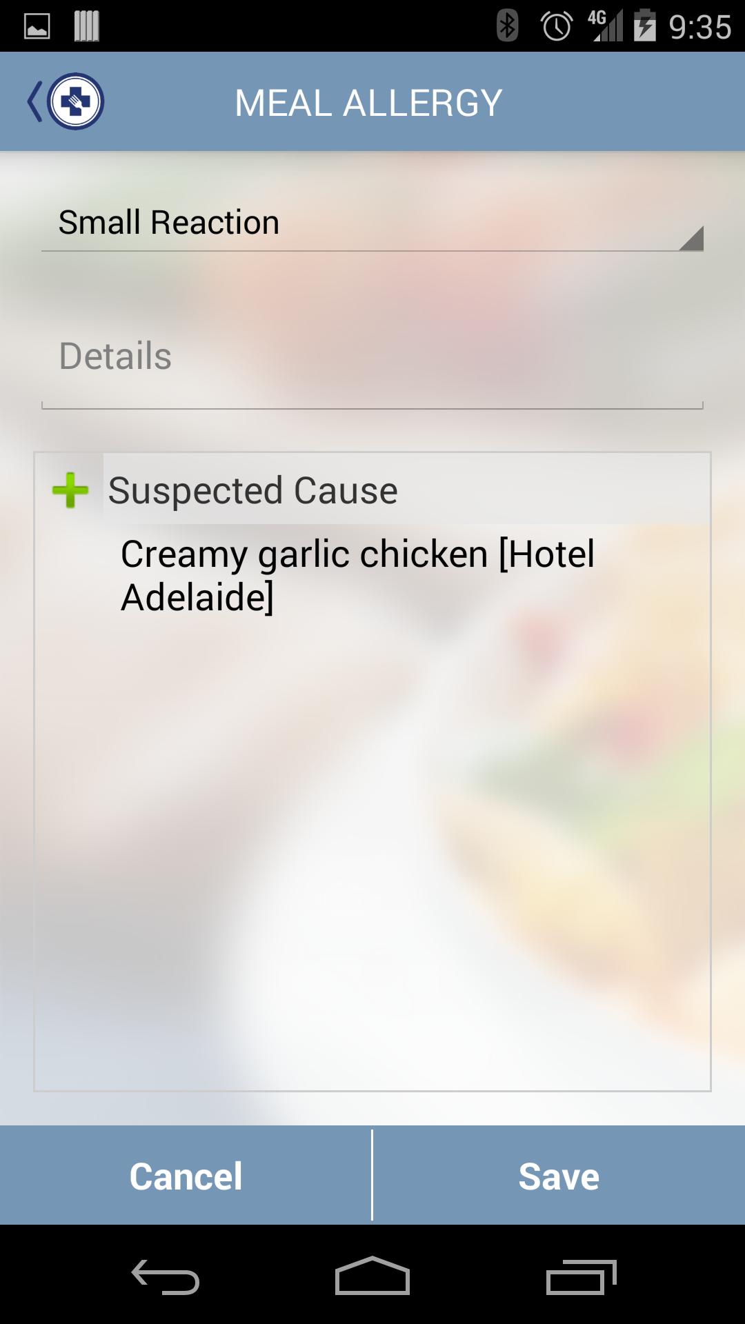 AllerTrack-Meal Log IBS/Celiac