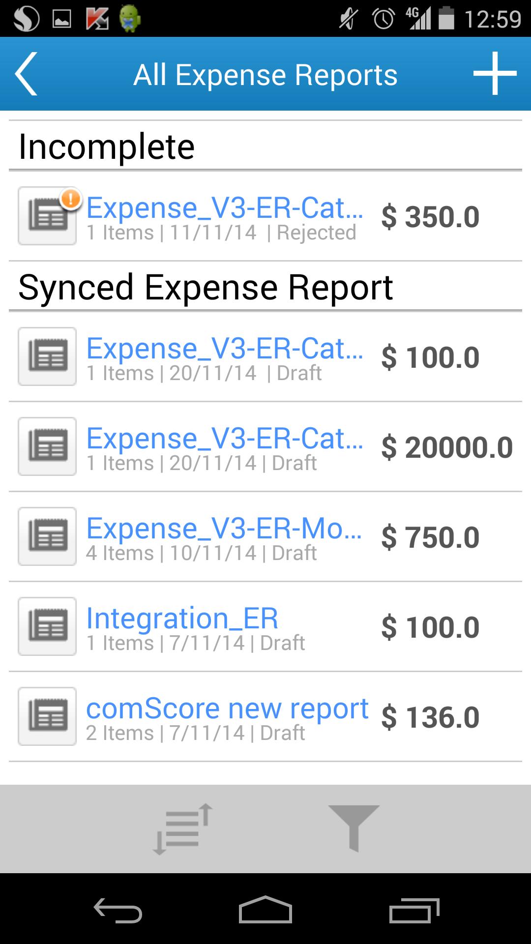 FinancialForce Expenses PSAv12