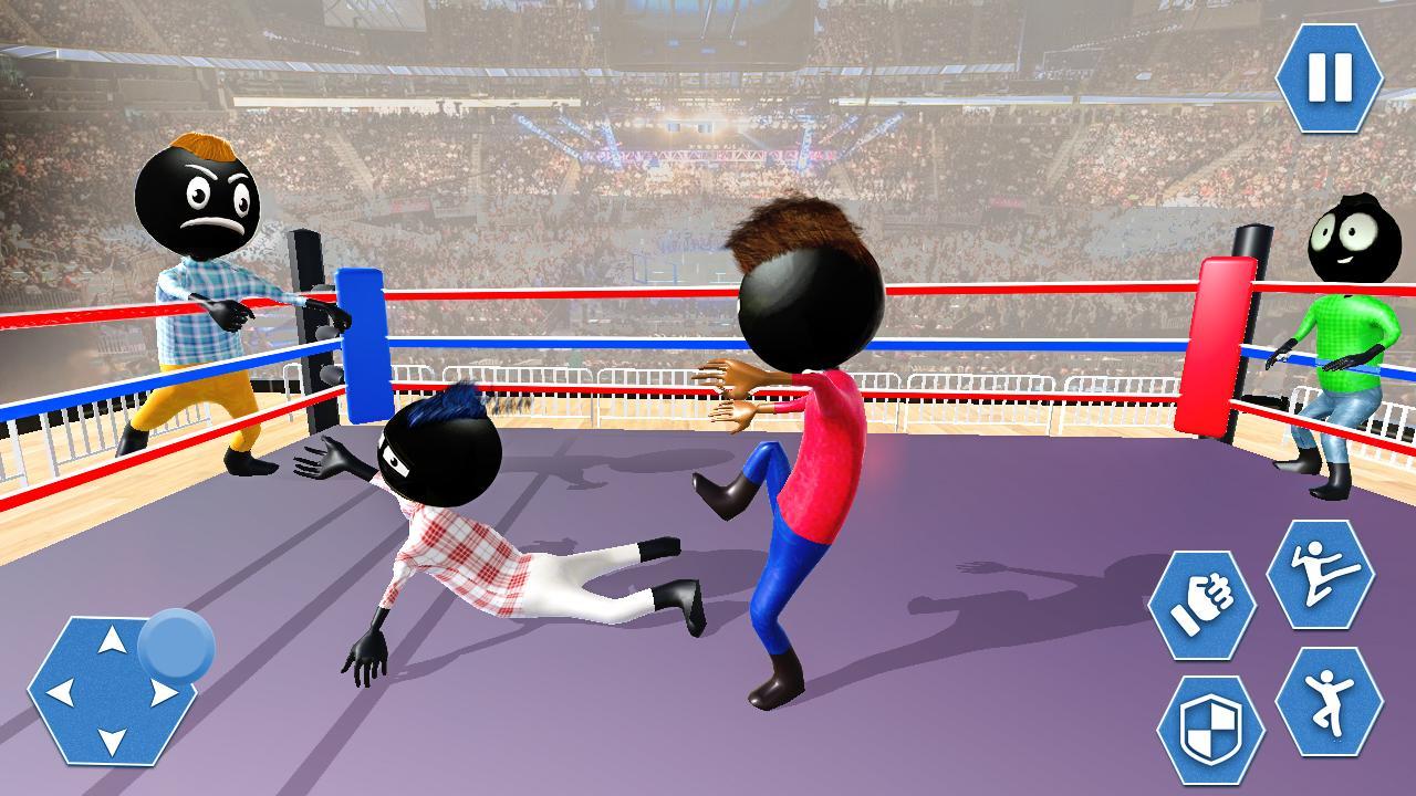 Grand Stickman Fight Ring Battle