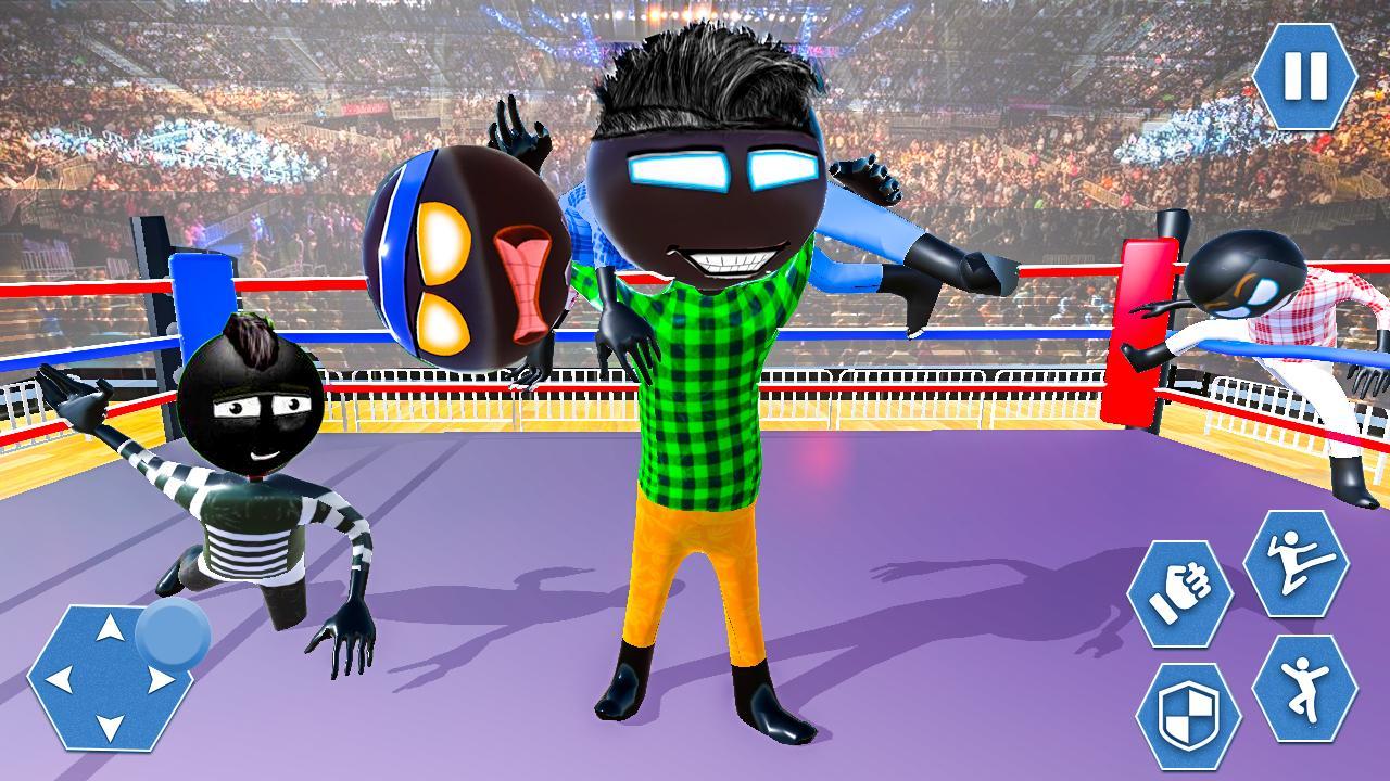 Grand Stickman Fight Ring Battle