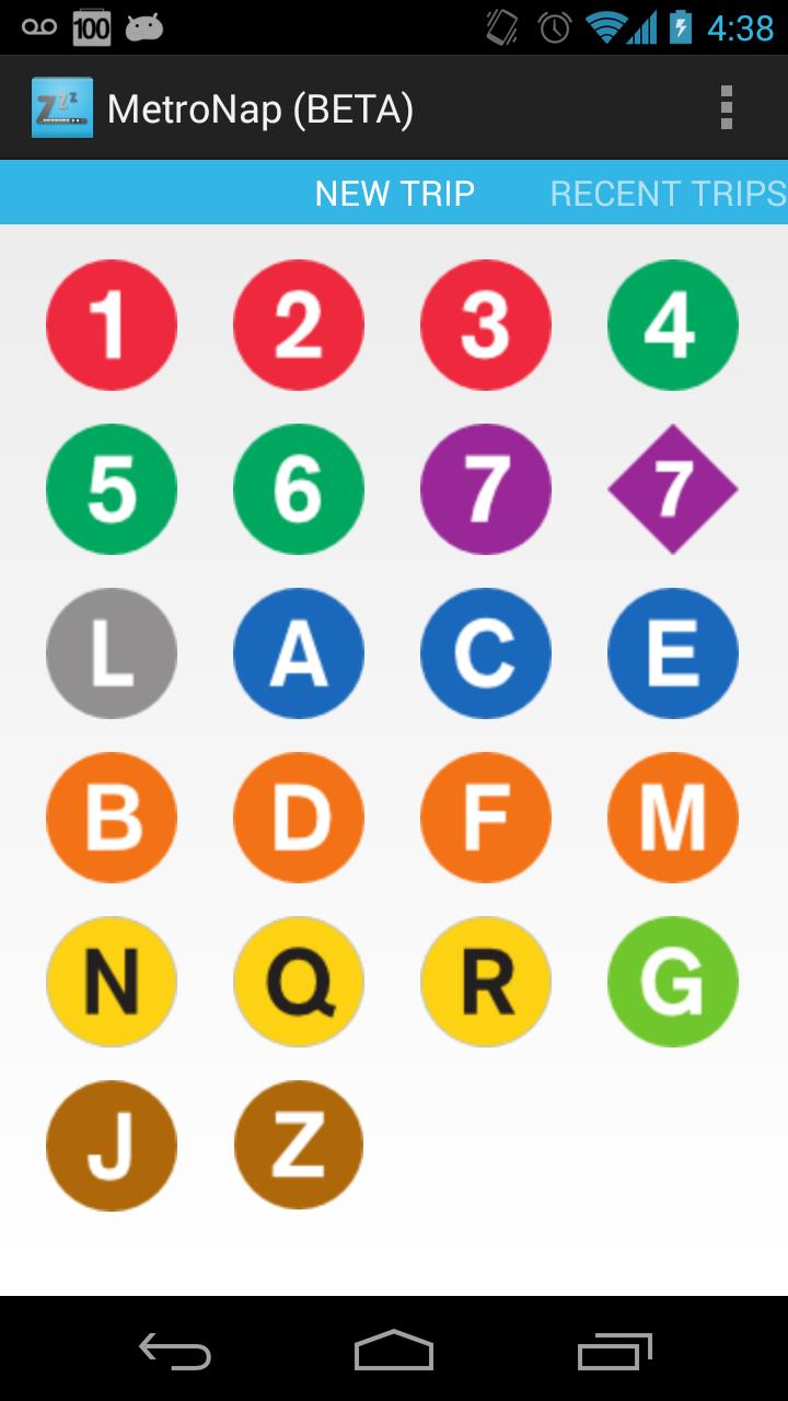 Metro Nap App for NYC Subway